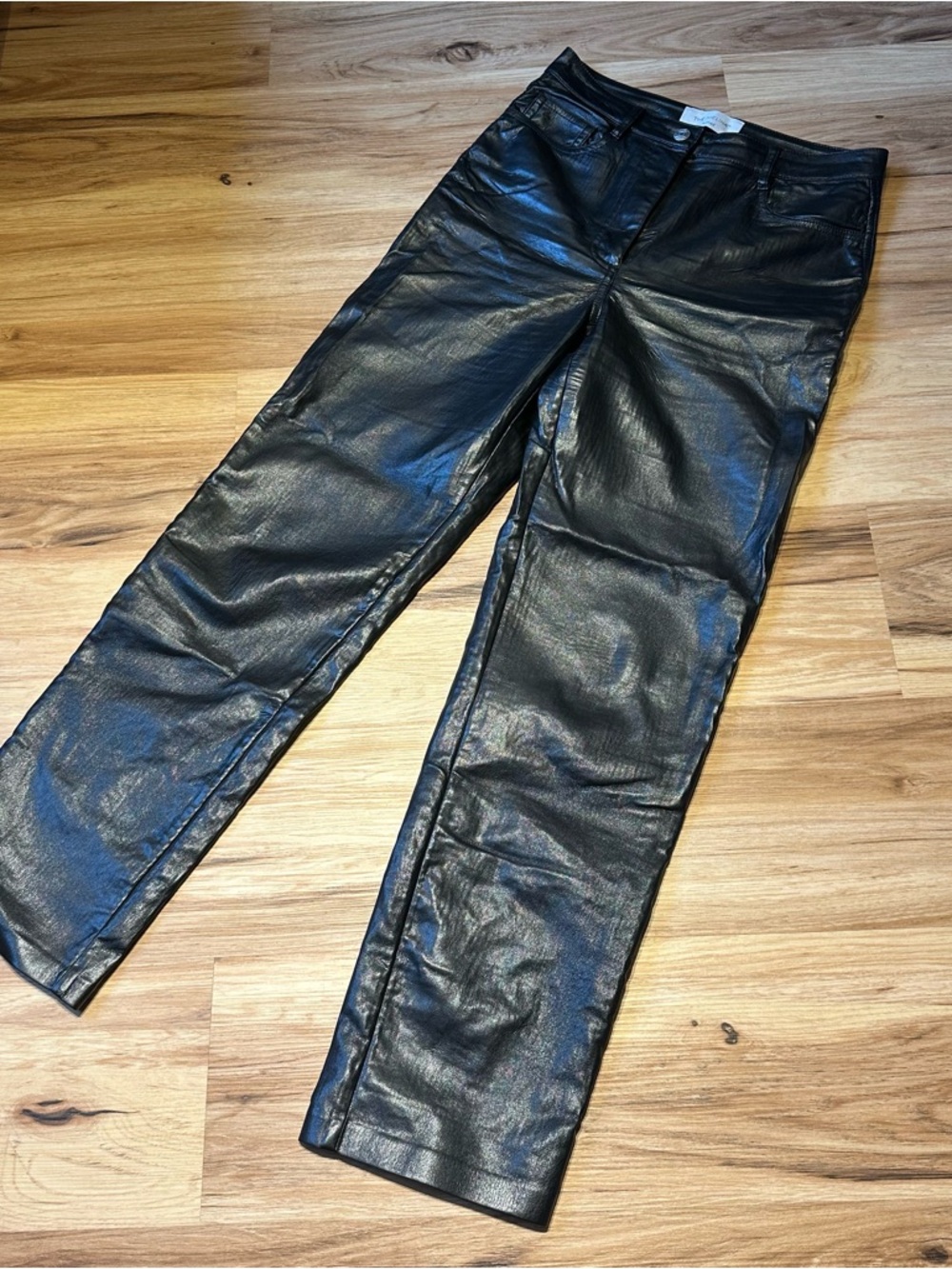 Wilfred Black Faux Leather The Melina Pants